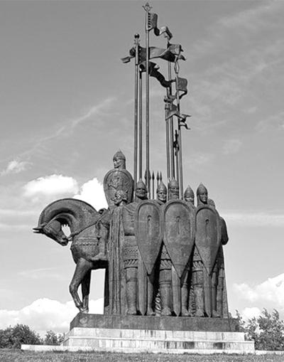 Памятник воинам  князя А. Невского