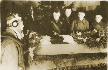 Похороны В.В. Силантьева. г. Кубинка. Февраль 1942 года.