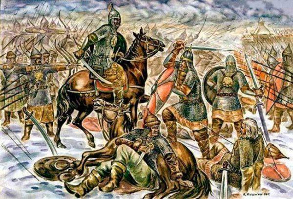 Битва на реке Сити 4 марта 1238 г.