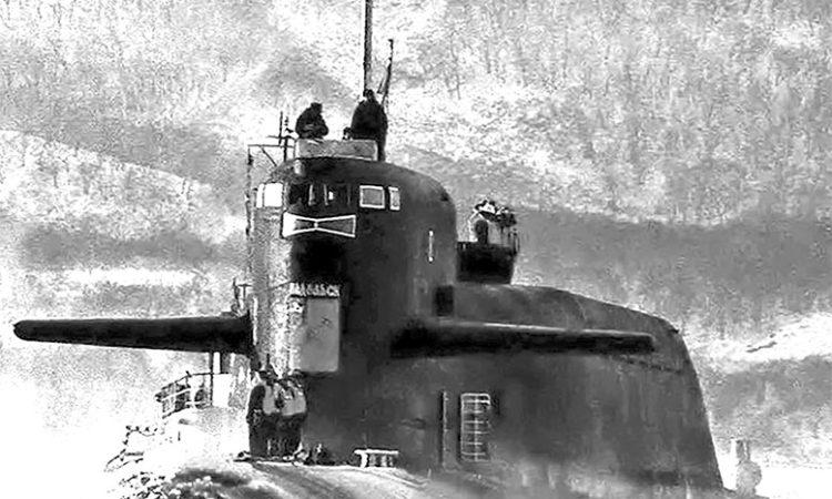 РПКСН «К-223» проекта 667БДР прибыл в состав Краснознамённого Тихоокеанского флота в 1980 г., совершив подлёдный межфлотский переход