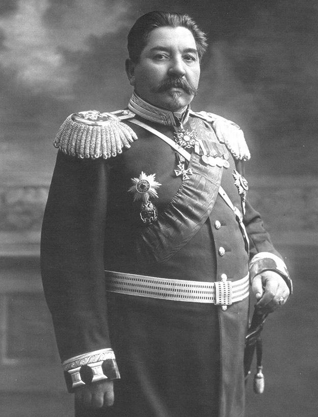 Начальник ГВСУ А.Я. Евдокимов, 1910 г.