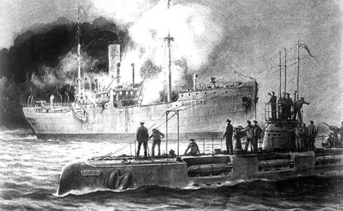 Захват турецкого военного транспорта «Родосто» экипажем
подводной лодки «Тюлень» 11 сентября 1916 г.