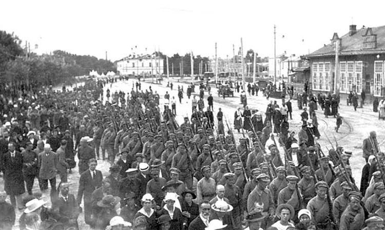 Чехословацкие интервенты в Казани, 1918 г.