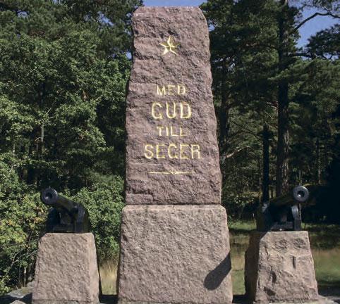 Памятник, посвящённый битве при Стекете. Современное фото.