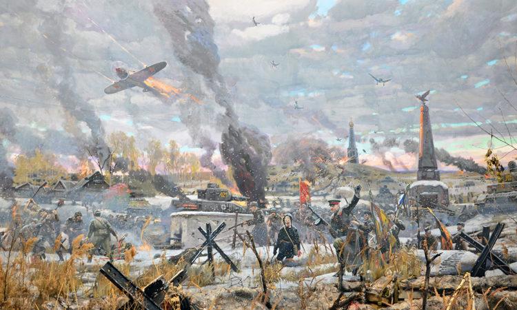 «Над бородинским полем поднялась новая вечная слава героев борьбы 1941 года».